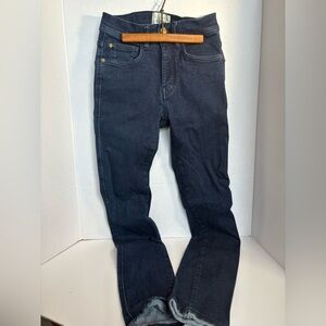 Sézane Denim High Waist Skinny Jeans | Dark Wash | Size 24